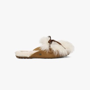 Ugg Shaine Fluff Lägenheter Skor Dam Vita (942075LJT)